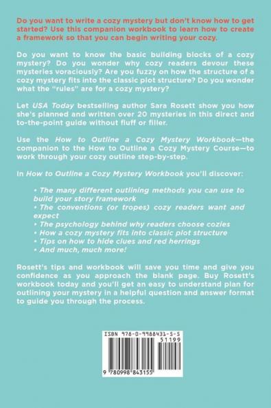 How to Outline a Cozy Mystery Workbook