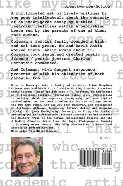 poetic license / poetic justice: a footnote to the london march by david antin with a commentary by charles bernstein