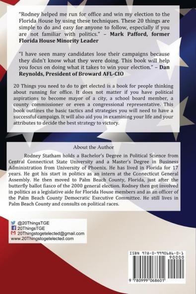 20 Things you need to do to get elected