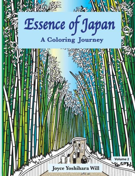 Essence of Japan: A Coloring Journey: 2