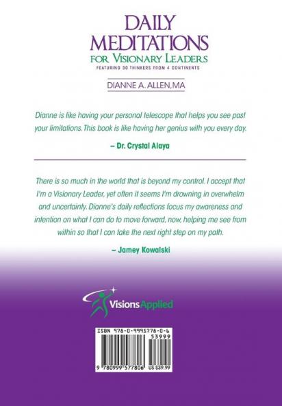 Daily Meditations for Visionary Leaders: Featuring 30 Thinkers from 4 Continents