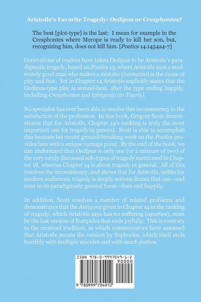 Aristotle's Favorite Tragedy: Oedipus or Cresphontes?