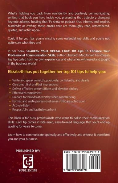 Sharpen Your Verbal Edge: 101 Tips to Enhance Your Professional Communication Skills