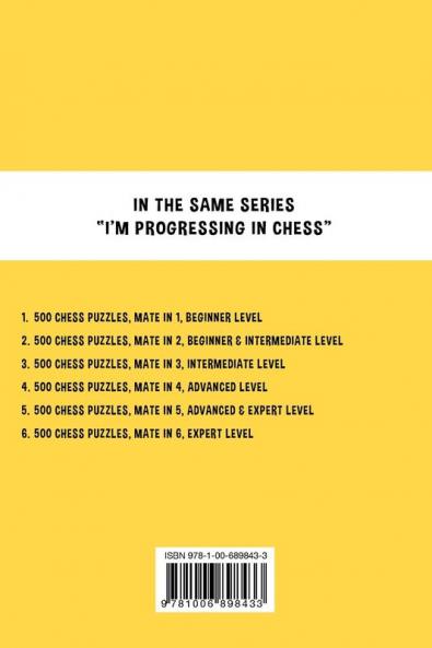 500 Chess Puzzles Mate in 1 Beginner Level