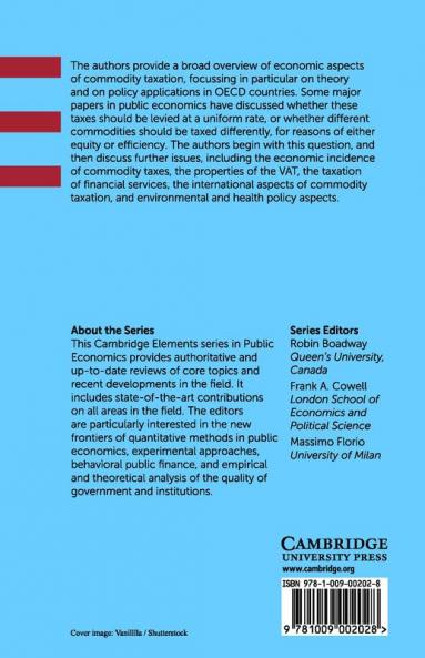 Economic Principles of Commodity Taxation