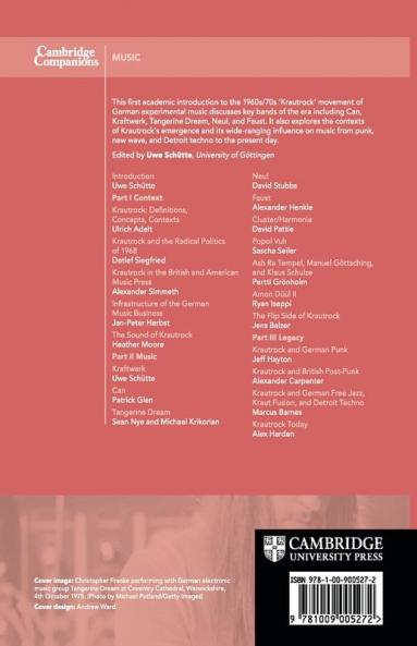 The Cambridge Companion to Krautrock