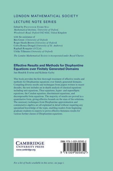 Effective Results and Methods for Diophantine Equations over Finitely Generated Domains