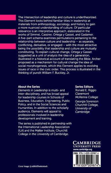Cultural Dynamics and Leadership