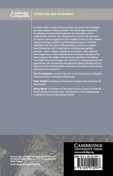 The Cambridge Companion to Literature and Economics