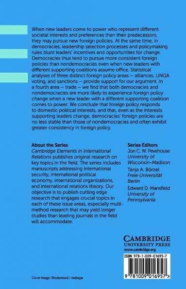 Domestic Interests Democracy and Foreign Policy Change