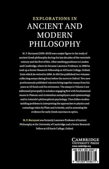 Explorations in Ancient and Modern Philosophy