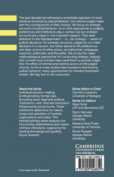 The Strategic Analysis of Judicial Behavior