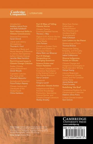 The Cambridge Companion to Literature and Climate