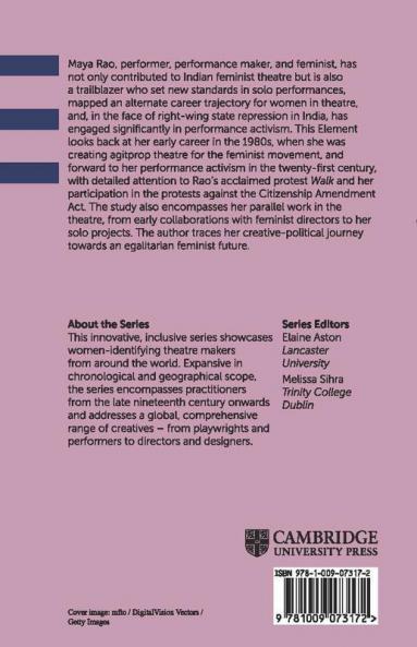 Maya Rao and Indian Feminist Theatre