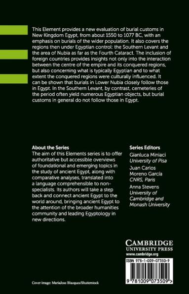The Archaeology of Egyptian Non-Royal Burial Customs in New Kingdom Egypt and Its Empire