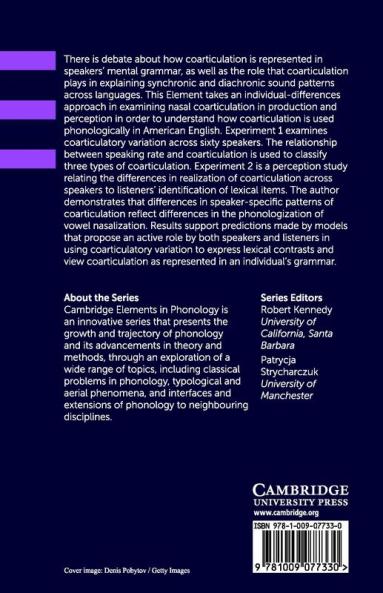 Coarticulation in Phonology
