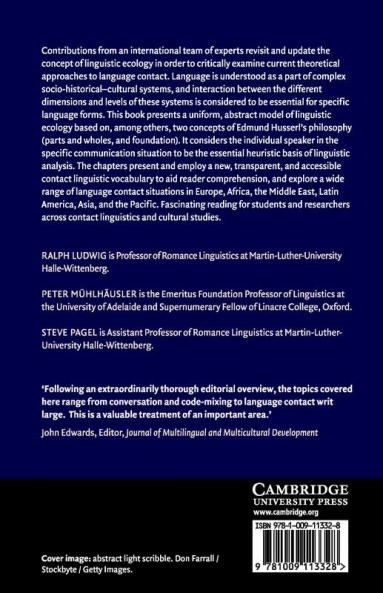 Linguistic Ecology and Language Contact