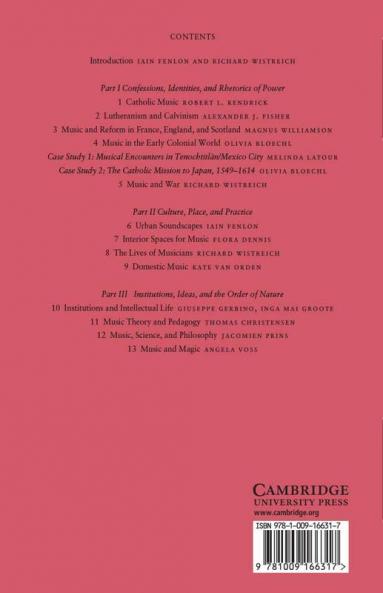 The Cambridge History of Sixteenth-Century Music
