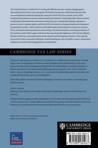 The United Nations in Global Tax Coordination