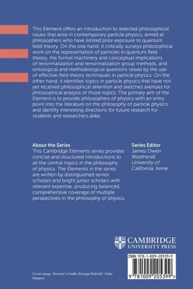 Philosophy of Particle Physics