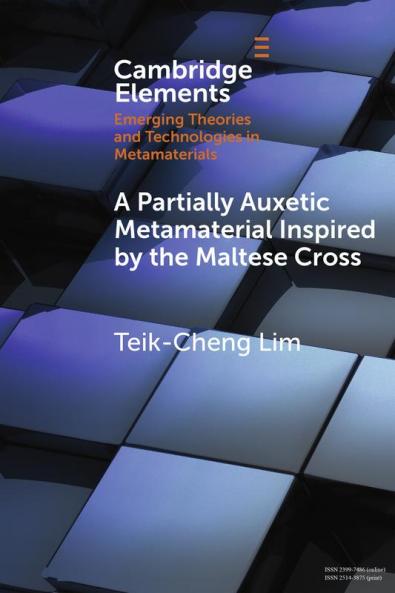 A Partially Auxetic Metamaterial Inspired by the Maltese Cross