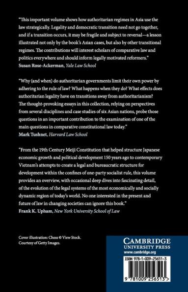Authoritarian Legality in Asia
