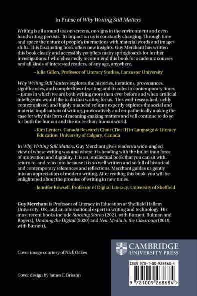 Why Writing Still Matters