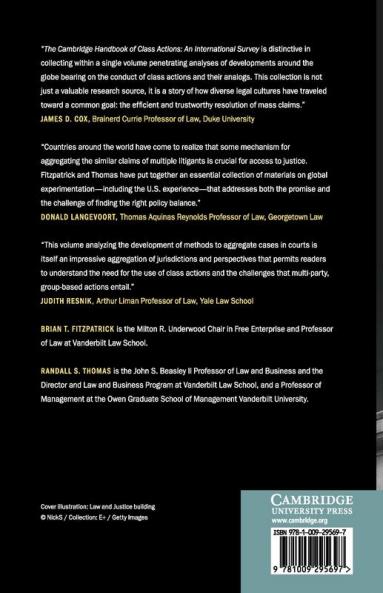 The Cambridge Handbook of Class Actions