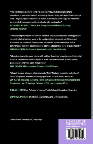 The Cambridge Handbook of Commons Research Innovations