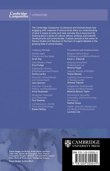The Cambridge Companion to Literature and Animals