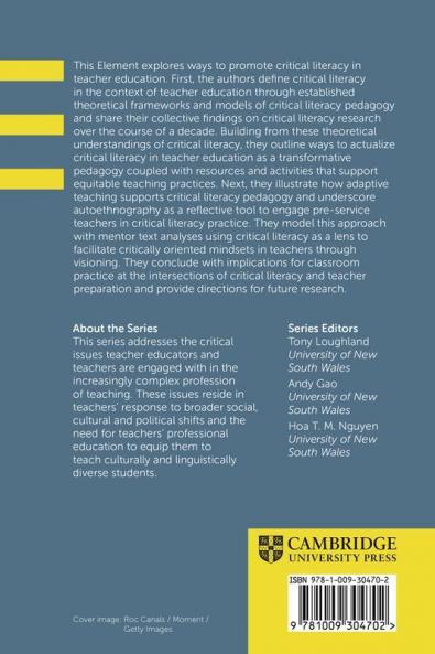 Enhancing Educators' Theoretical and Practical Understandings of Critical Literacy