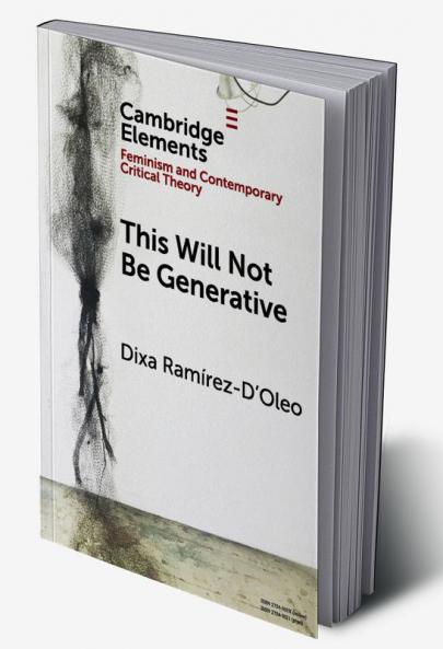 This Will Not Be Generative
