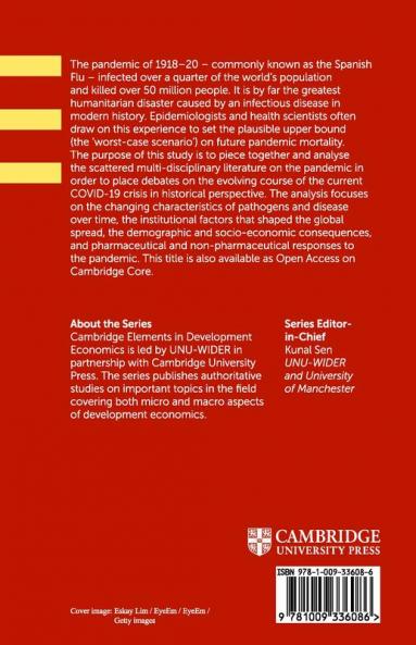 The 1918-20 Influenza Pandemic