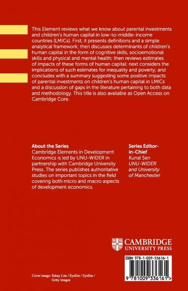Parental Investments and Children's Human Capital in Low-to-Middle-Income Countries