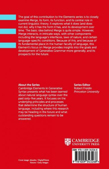 Merge and the Strong Minimalist Thesis