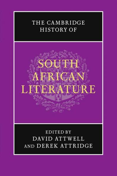 The Cambridge History of South African Literature