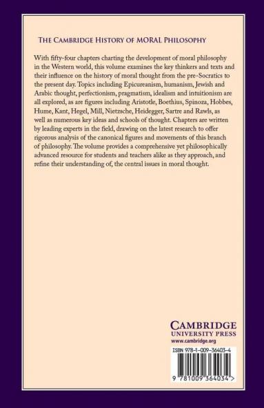 The Cambridge History of Moral Philosophy