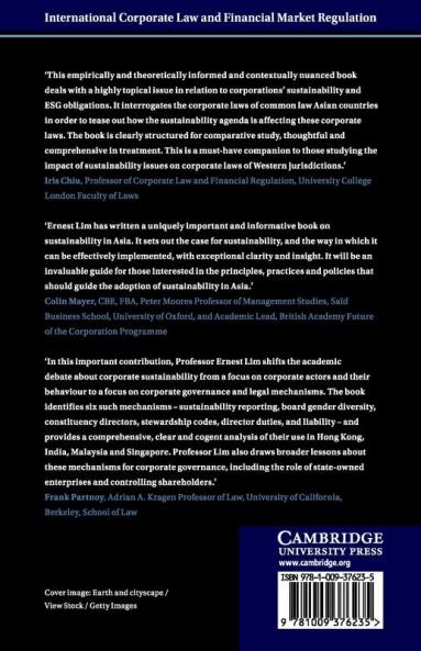 Sustainability and Corporate Mechanisms in Asia