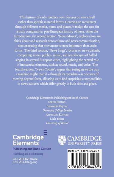 Communicating the News in Early Modern Europe