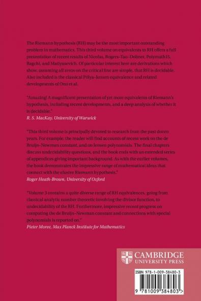 Equivalents of the Riemann Hypothesis