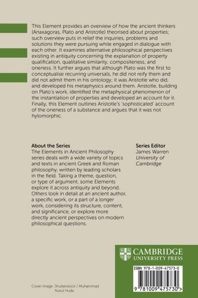 Properties in Ancient Metaphysics