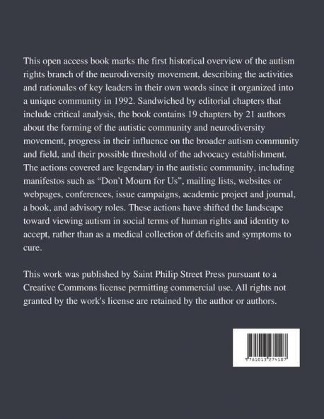 Autistic Community and the Neurodiversity Movement