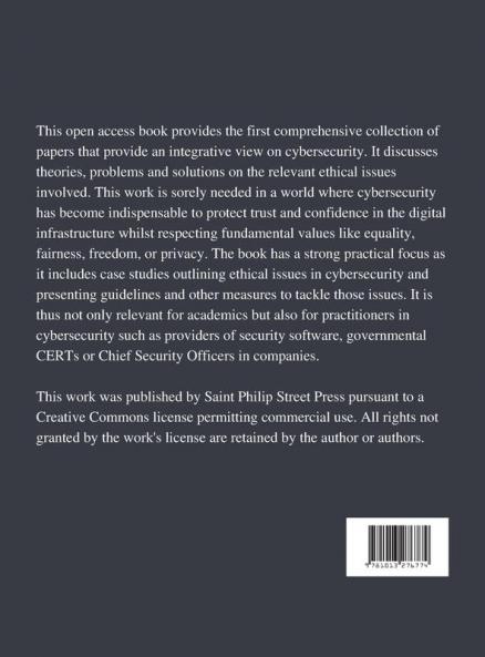The Ethics of Cybersecurity