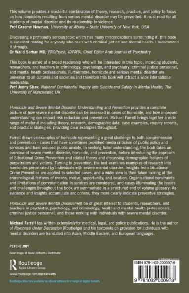 Homicide and Severe Mental Disorder