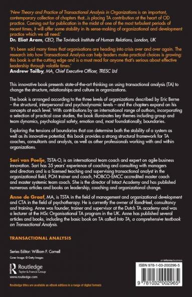 New Theory and Practice of Transactional Analysis in Organizations