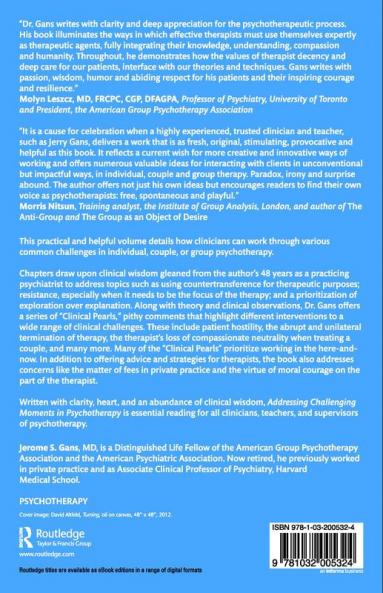 Addressing Challenging Moments in Psychotherapy