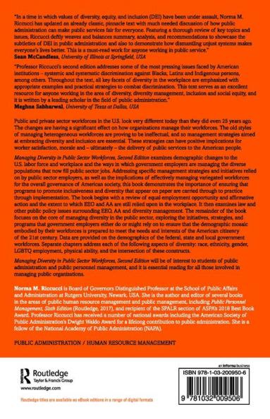 Managing Diversity In Public Sector Workforces