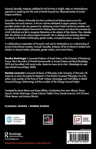 Foucault Sexuality Antiquity