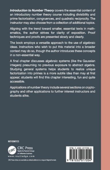 Introduction to Number Theory