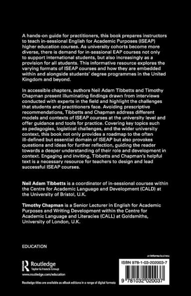 Guide to In-sessional English for Academic Purposes